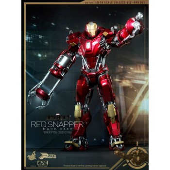 Hot Toys Iron Man 3 1/6 scale Power Pose Red Snapper Collectible figure 34cm